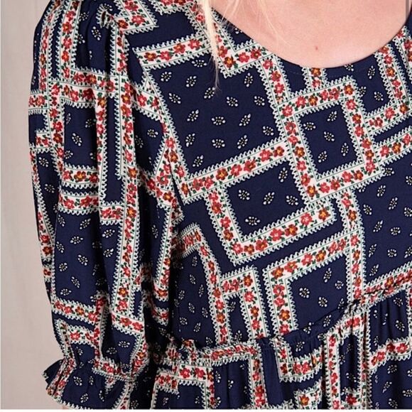 Natural Life Collette Tiered Maxi Dress XS - Picture 2 of 10